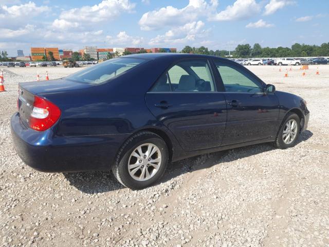 4T1BF32K04U066100 - 2004 TOYOTA CAMRY LE BLUE photo 3