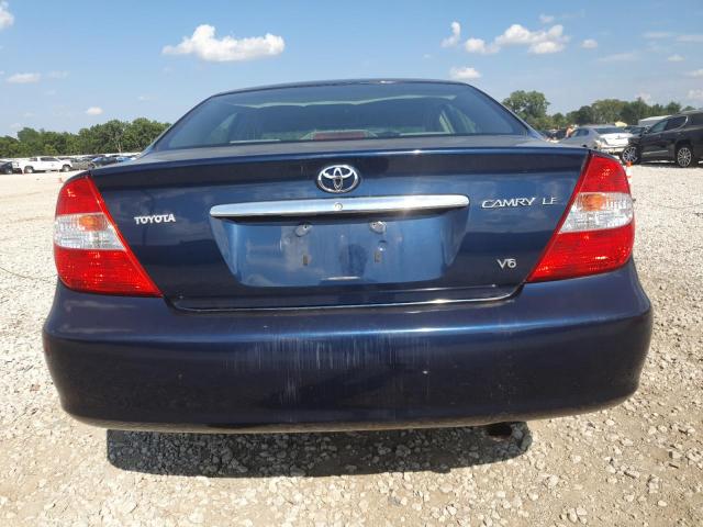 4T1BF32K04U066100 - 2004 TOYOTA CAMRY LE BLUE photo 6