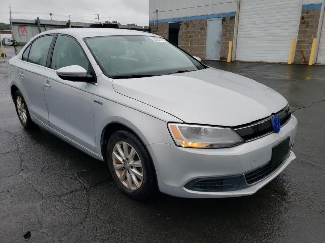 3VW637AJ4DM280362 - 2013 VOLKSWAGEN JETTA HYBRID SILVER photo 4