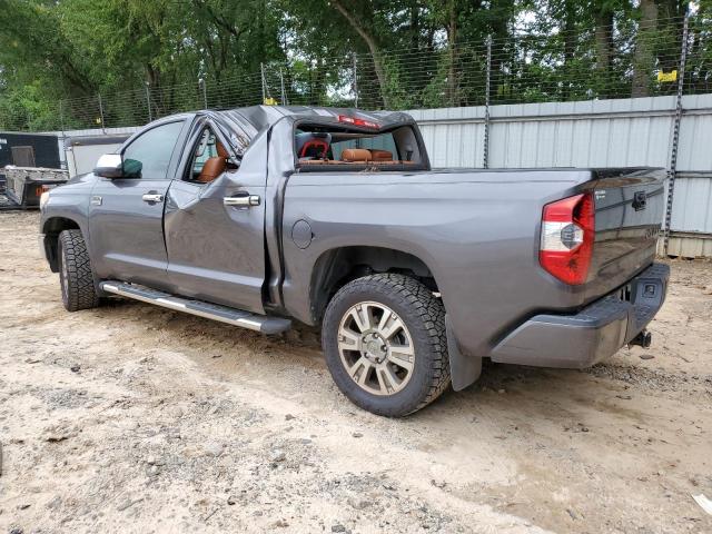 5TFGY5F19EX159943 - 2014 TOYOTA TUNDRA CREWMAX PLATINUM GRAY photo 2