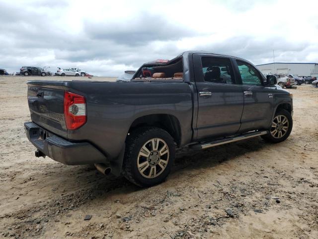 5TFGY5F19EX159943 - 2014 TOYOTA TUNDRA CREWMAX PLATINUM GRAY photo 3