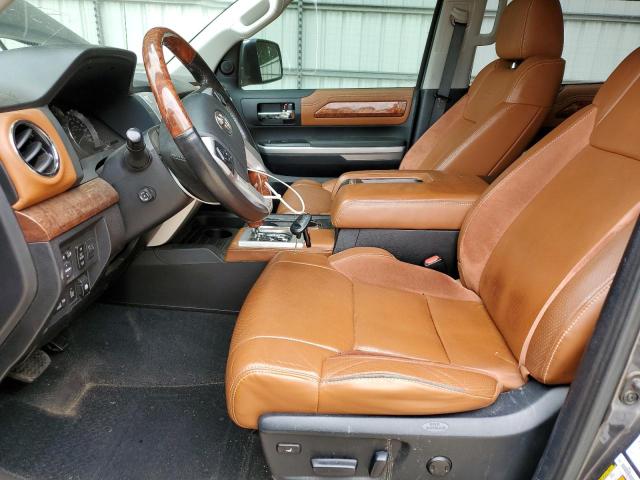 5TFGY5F19EX159943 - 2014 TOYOTA TUNDRA CREWMAX PLATINUM GRAY photo 7