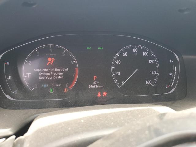 1HGCV1F10KA174122 - 2019 HONDA ACCORD LX WHITE photo 9