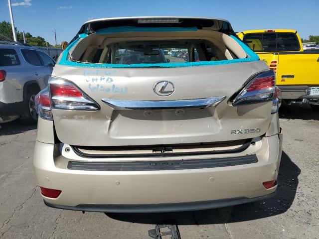 2T2BK1BA3FC280862 - 2015 LEXUS RX 350 BASE GOLD photo 6