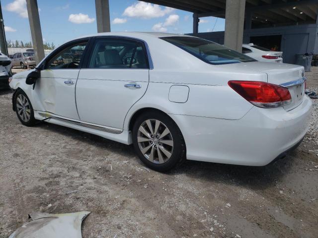 4T1BK3DBXBU372940 - 2011 TOYOTA AVALON BASE WHITE photo 2