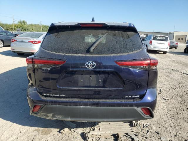 5TDHZRBH5MS121156 - 2021 TOYOTA HIGHLANDER XLE Mavi foto 6