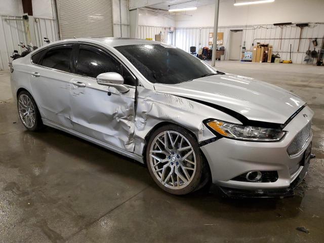 3FA6P0K97DR324771 - 2013 FORD FUSION TITANIUM 银色 照片 4