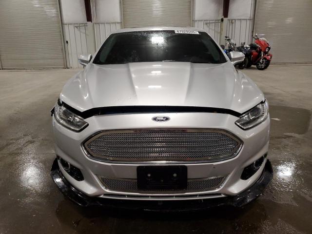 3FA6P0K97DR324771 - 2013 FORD FUSION TITANIUM 银色 照片 5