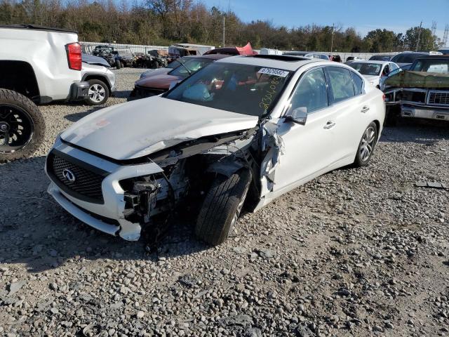 JN1BV7AP1FM358498 - 2015 INFINITI Q50 BASE WHITE photo 1