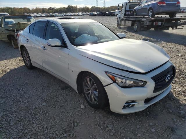 JN1BV7AP1FM358498 - 2015 INFINITI Q50 BASE WHITE photo 4