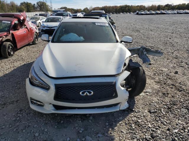 JN1BV7AP1FM358498 - 2015 INFINITI Q50 BASE WHITE photo 5