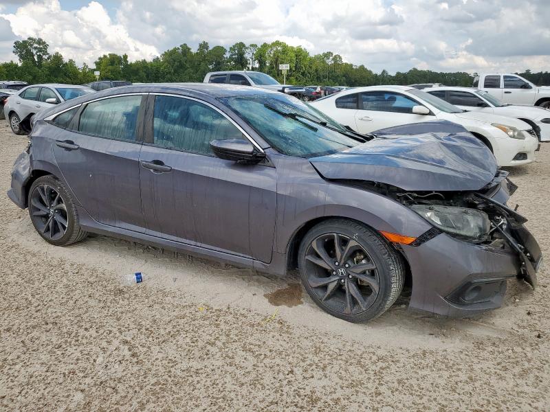 19XFC2F8XLE006586 - 2020 HONDA CIVIC SPORT ნაცრისფერი ფოტო 4