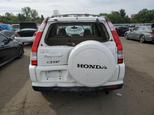 JHLRD78926C035530 - 2006 HONDA CR-V SE WHITE photo 6