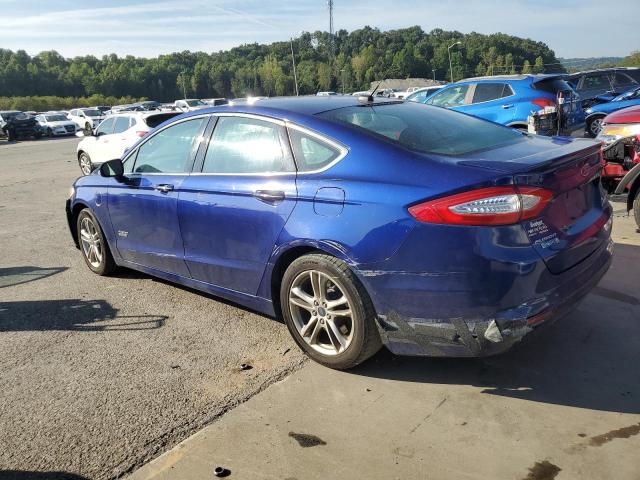 3FA6P0SU2GR373952 - 2016 FORD FUSION TITANIUM PHEV BLUE photo 2