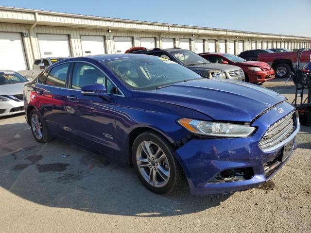 3FA6P0SU2GR373952 - 2016 FORD FUSION TITANIUM PHEV BLUE photo 4