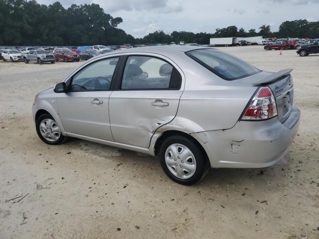 KL1TD56618B097162 - 2008 CHEVROLET AVEO BASE SILVER photo 2
