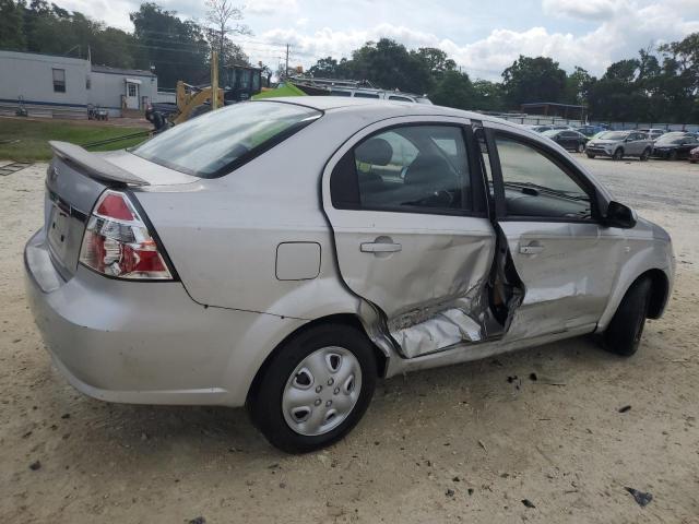 KL1TD56618B097162 - 2008 CHEVROLET AVEO BASE SILVER photo 3