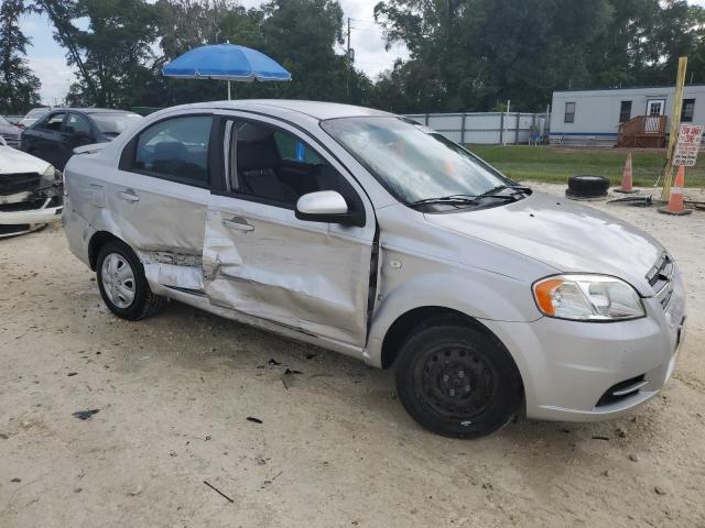 KL1TD56618B097162 - 2008 CHEVROLET AVEO BASE SILVER photo 4