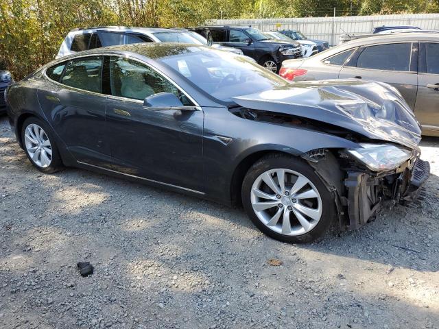 5YJSA1E26FF117372 - 2015 TESLA MODEL S رمادي صورة 4