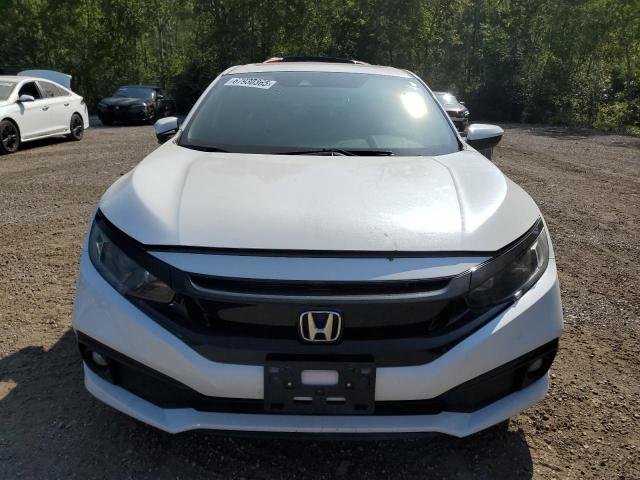 2HGFC2F87LH011556 - 2020 HONDA CIVIC SPORT WHITE photo 5