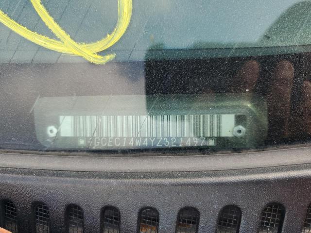 1GCEC14W4YZ321497 - 2000 CHEVROLET SILVERADO C1500 灰色 照片 12