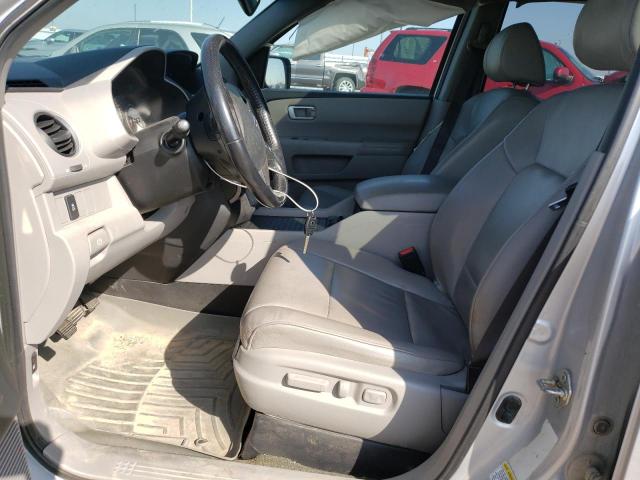 5FNYF4H56EB026068 - 2014 HONDA PILOT EXL SILVER photo 7