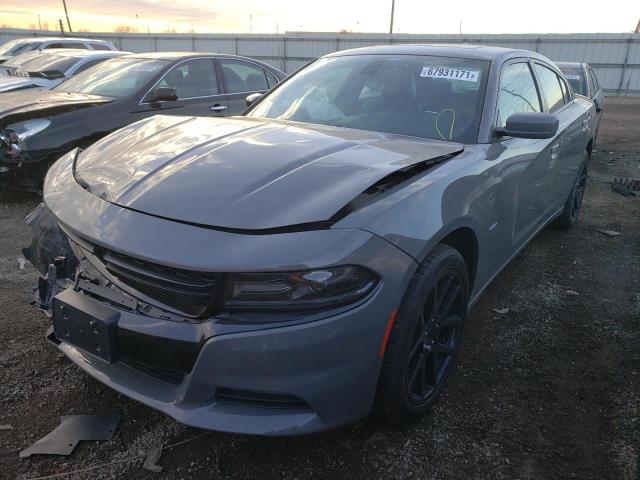 2C3CDXJG7JH136441 - 2018 DODGE CHARGER GT GRAY photo 2