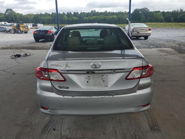 2T1BU4EE2BC678489 - 2011 TOYOTA COROLLA BASE SILVER photo 6
