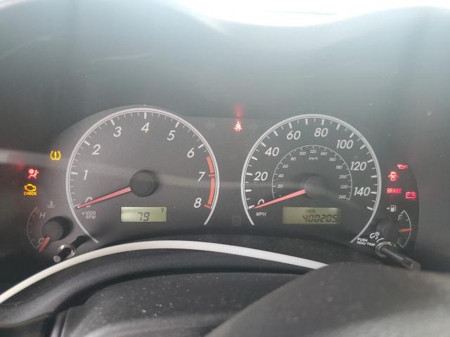 2T1BU4EE2BC678489 - 2011 TOYOTA COROLLA BASE SILVER photo 9