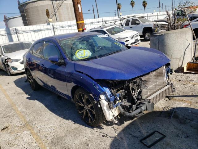 SHHFK7H4XHU411227 - 2017 HONDA CIVIC SPOR BLUE photo 4