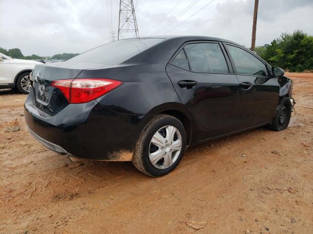 2T1BURHEXKC203617 - 2019 TOYOTA COROLLA L BLACK photo 3