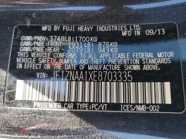 JF1ZNAA1XE8703335 - 2014 TOYOTA SCION FR-S 灰色 照片 13