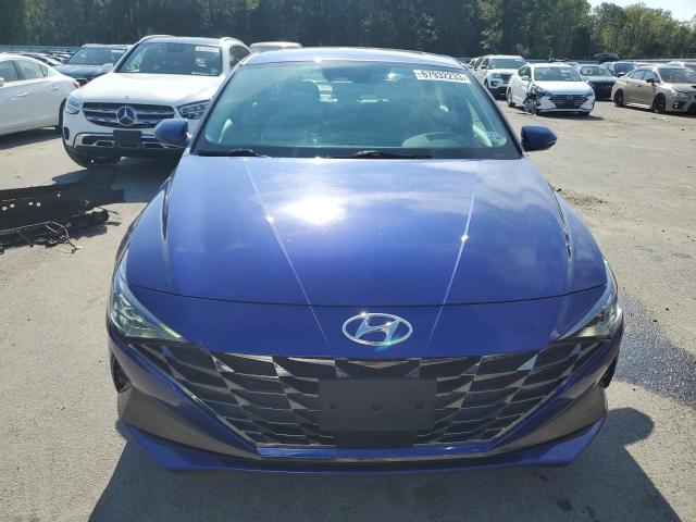 KMHLP4AG6MU066350 - 2021 HYUNDAI ELANTRA LIMITED BLUE photo 5