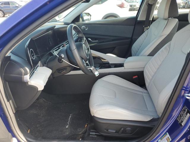 KMHLP4AG6MU066350 - 2021 HYUNDAI ELANTRA LIMITED BLUE photo 7