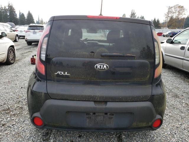 KNDJN2A27E7050653 - 2014 KIA SOUL BLACK photo 6