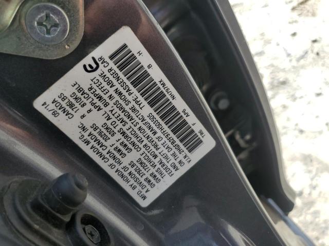 2HGFB2F97FH503505 - 2015 HONDA CIVIC EXL 灰色 照片 13