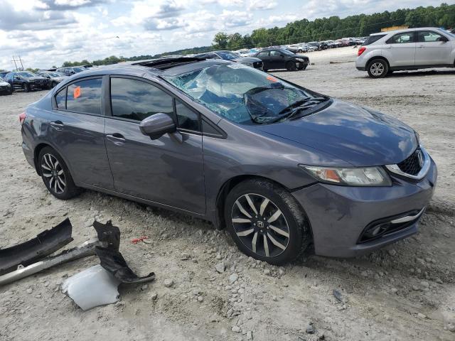 2HGFB2F97FH503505 - 2015 HONDA CIVIC EXL 灰色 照片 4