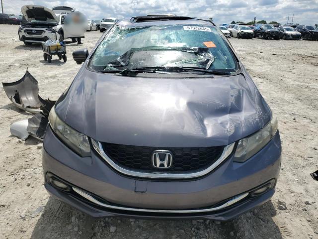 2HGFB2F97FH503505 - 2015 HONDA CIVIC EXL 灰色 照片 5