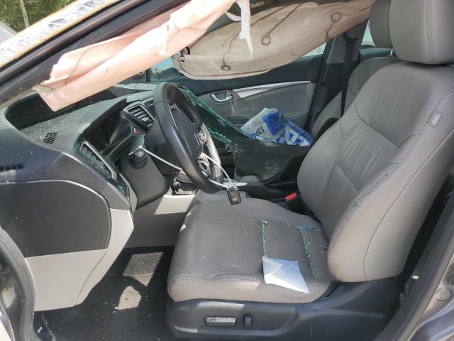 2HGFB2F97FH503505 - 2015 HONDA CIVIC EXL 灰色 照片 7
