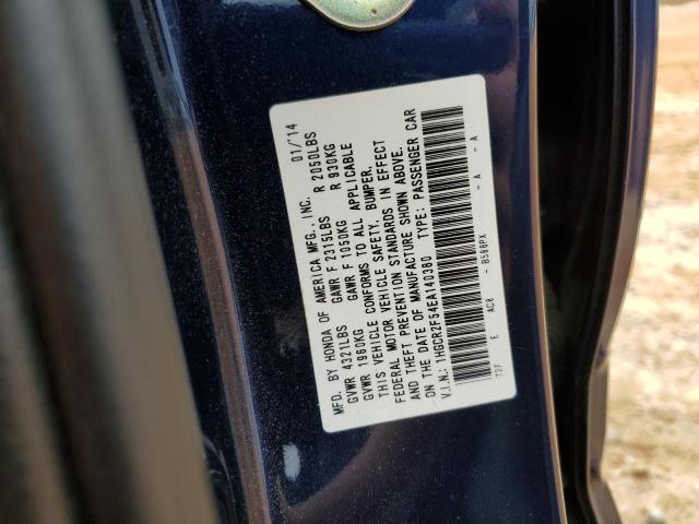 1HGCR2F54EA140380 - 2014 HONDA ACCORD SPORT 蓝色 照片 12