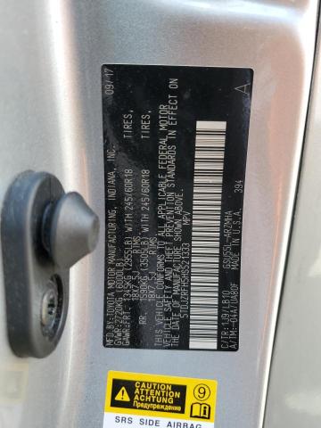 5TDJZRFH5HS521333 - 2017 TOYOTA HIGHLANDER SE ვერცხლისფერი ფოტო 13