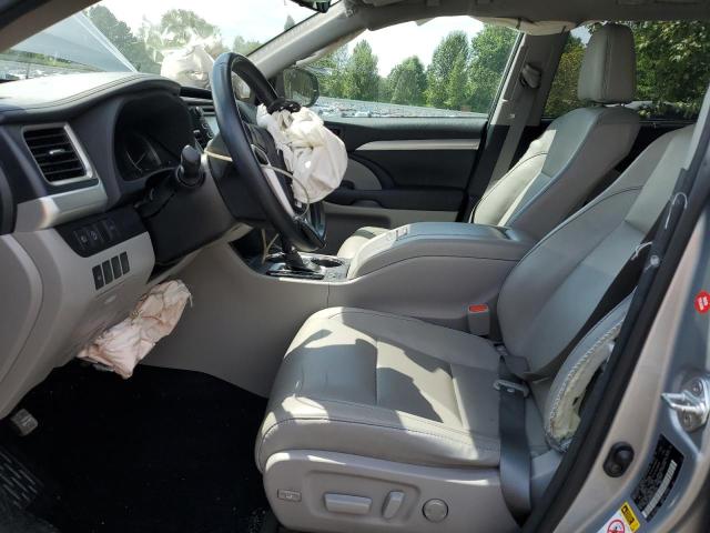 5TDJZRFH5HS521333 - 2017 TOYOTA HIGHLANDER SE ვერცხლისფერი ფოტო 7