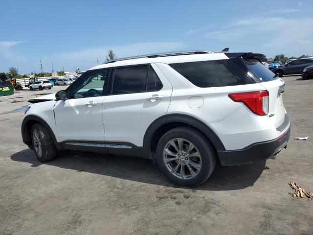 1FMSK8FH0MGB36149 - 2021 FORD EXPLORER LIMITED WHITE photo 2