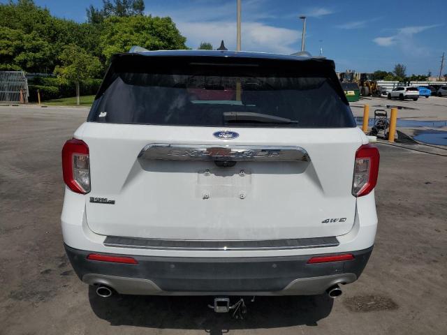 1FMSK8FH0MGB36149 - 2021 FORD EXPLORER LIMITED WHITE photo 6