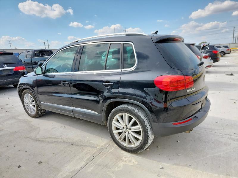 WVGAV3AX5EW548580 - 2014 VOLKSWAGEN TIGUAN S BLACK photo 2