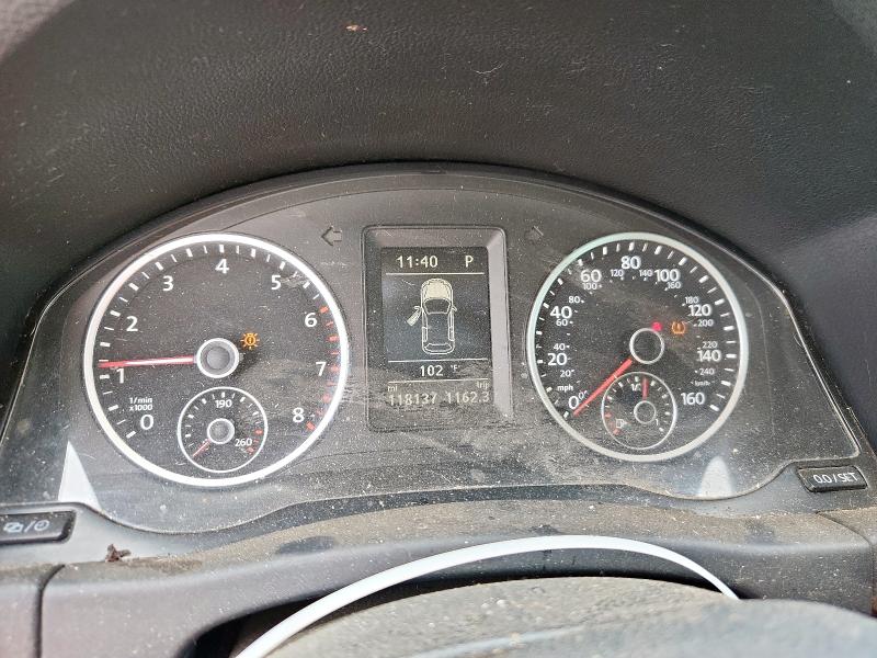 WVGAV3AX5EW548580 - 2014 VOLKSWAGEN TIGUAN S BLACK photo 9