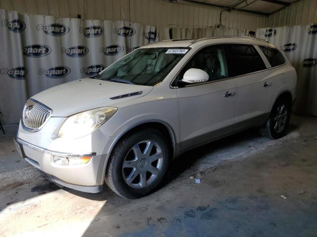 5GALRBED9AJ179744 - 2010 BUICK ENCLAVE CXL WHITE photo 1