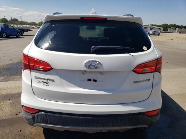 5XYZU3LA3EG183834 - 2014 HYUNDAI SANTA FE S WHITE photo 6