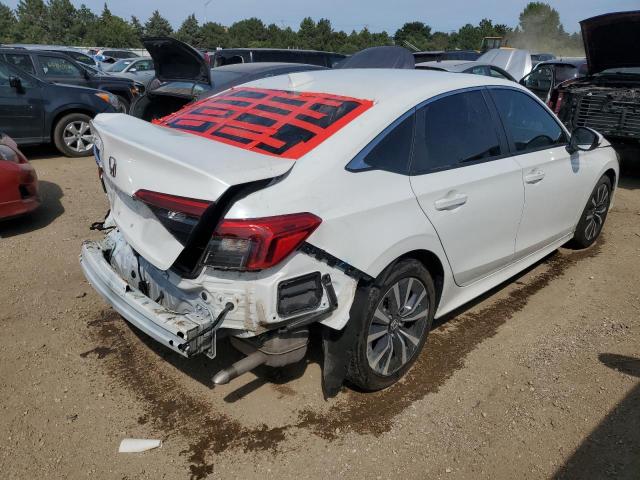 JHMFE1F75NX007769 - 2022 HONDA CIVIC EX WHITE photo 3