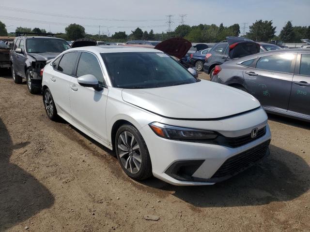 JHMFE1F75NX007769 - 2022 HONDA CIVIC EX WHITE photo 4